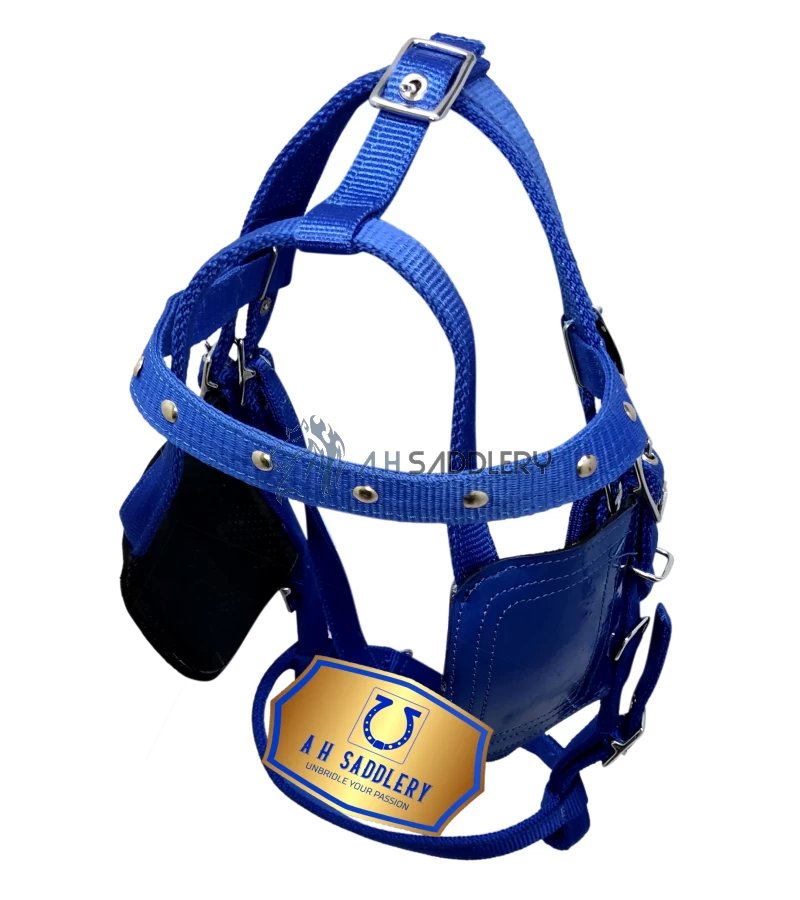 Premium Nylon Horse Driving Harness with Stainless Steel Fittings and Padding - Show and Training Equestrian Gear